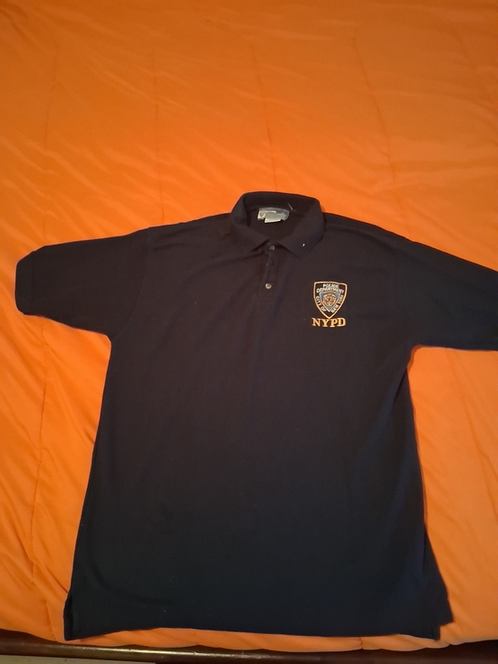 Nypd Other - Vintage 2002 NYPD Men’s XL Navy Short Sleeve Polo Collared Button Shirt.